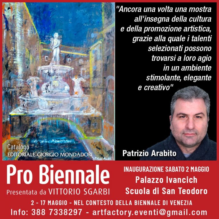 Patrizio Arabito - Pro Biennale 2020